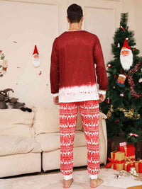 Thumbnail for MEN Full Size Snowman Top and Pants Set - T -