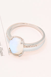 Thumbnail for Get A Move On Moonstone Ring - T - SIZES 6 THRU 9 - 2 FINISHES -