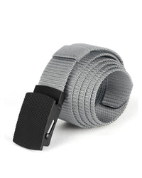 Thumbnail for Mens Adjustable Nylon Strap Military Tactical Web Belt Metal Buckle - 6 COLORS -