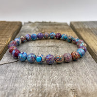 Thumbnail for Union - Galaxy Imperial Jasper Gemstone Beaded Bracelet -