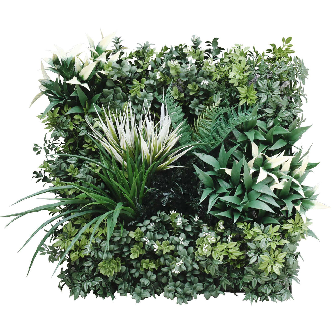 Bespoke Artificial Vertical Garden Green Wall 45cm X 45cm Sample UV Resistant -