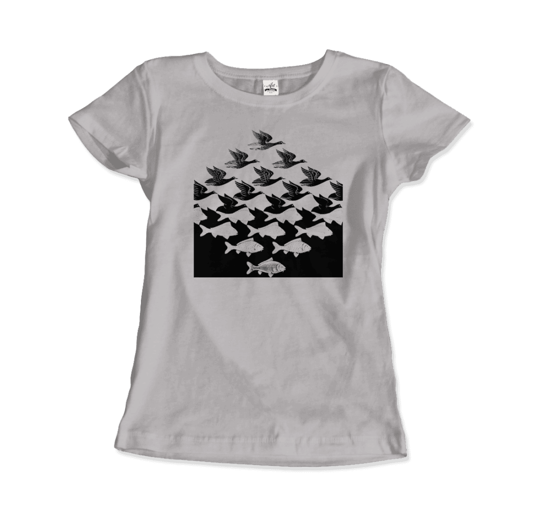 MC Escher Sky and Water I Art T-Shirt - 5 COLORS -