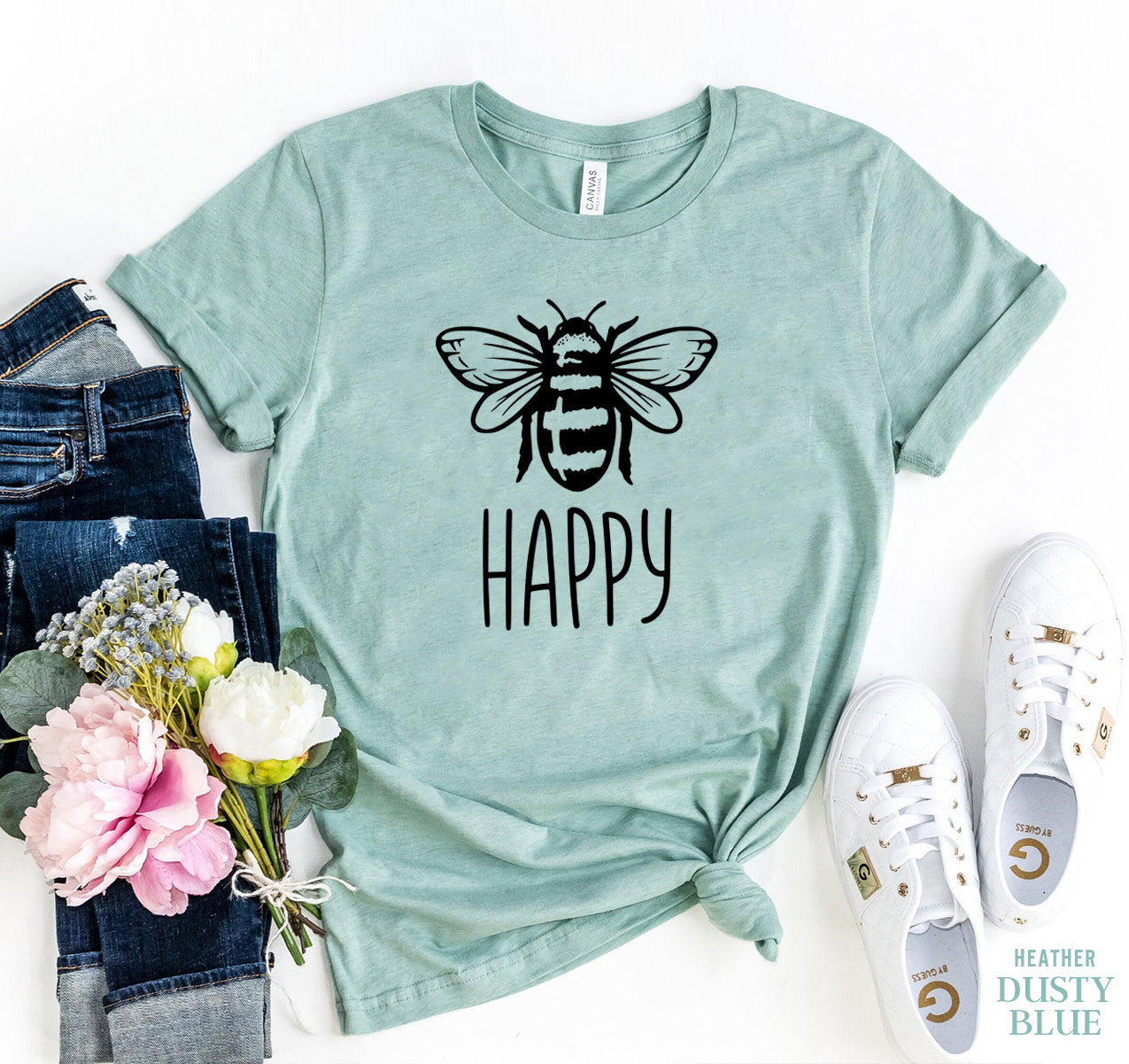 Bee Happy T-Shirt - 11 COLORS -