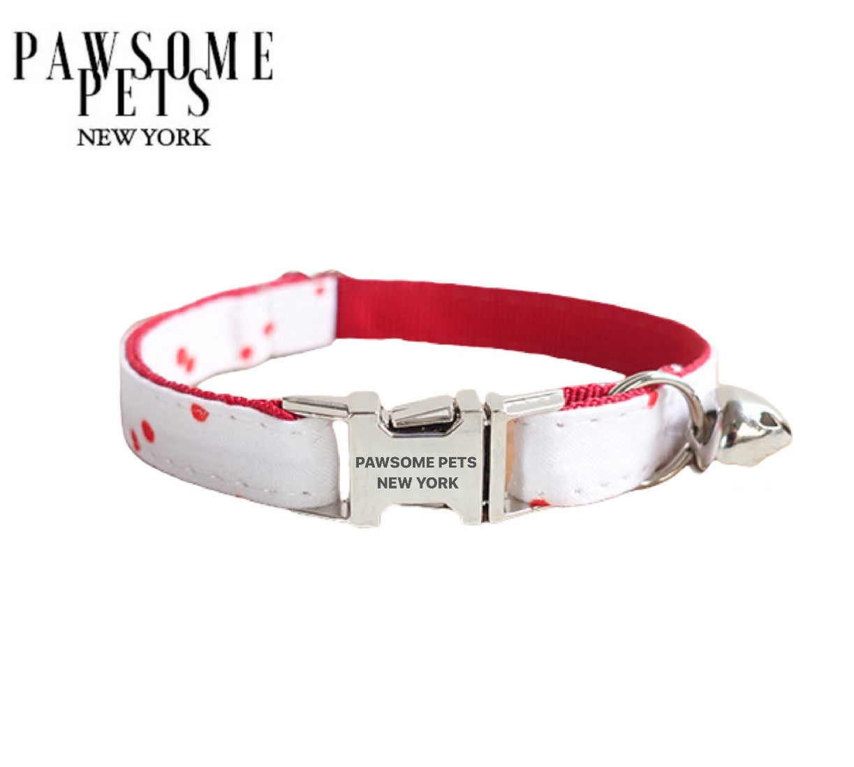 Dog & Cat Collar - Red Spot -