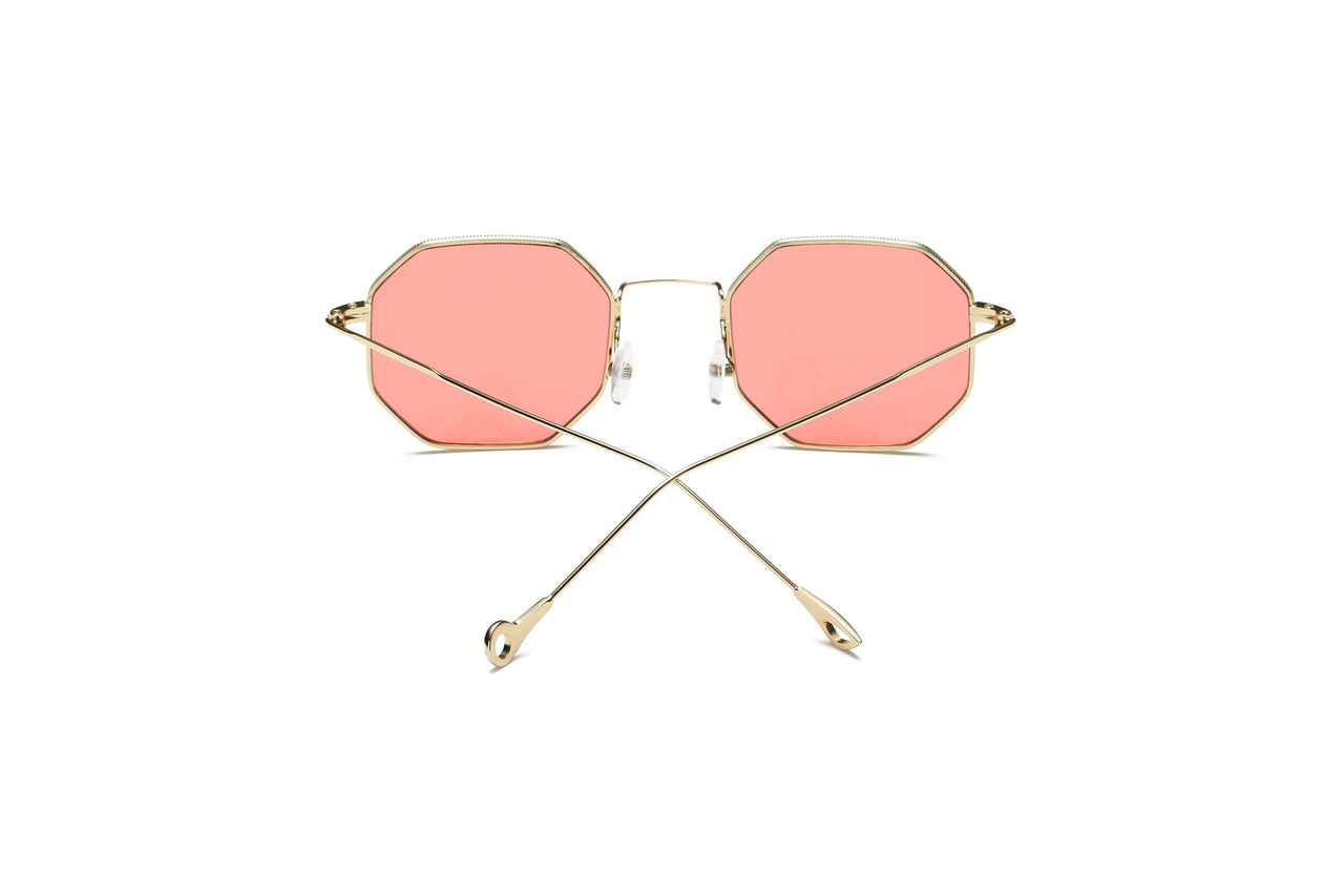 Calgary | S2019 - Unisex Vintage Round Polygonal Sunglasses - 8 COLORS -