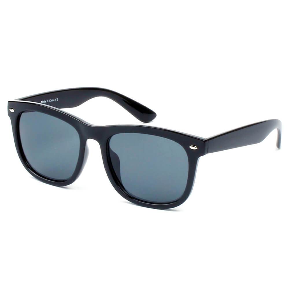 Girona | E06 - Classic Horned Rim Mirrored Lens Sunglasses - 5 COLORS -