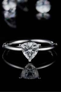 Thumbnail for 1 Carat Moissanite 925 Sterling Silver Solitaire Ring