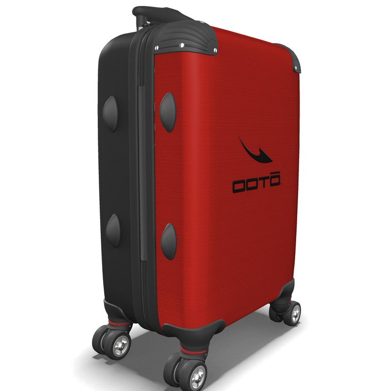 IN CASE OF OOTO - DASH EN BLACK OVER DEEP RED - suitcase - 1 COLOR