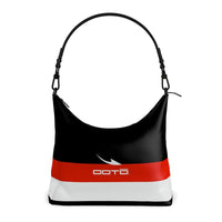 Thumbnail for OOTO - DASH EN WHITE - ON BK, RD, WT - leather tote - 1 COLOR -