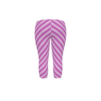 Thumbnail for DASH EN WHITE - lavender  peppermint stick - capris leggings - 1 COLOR -