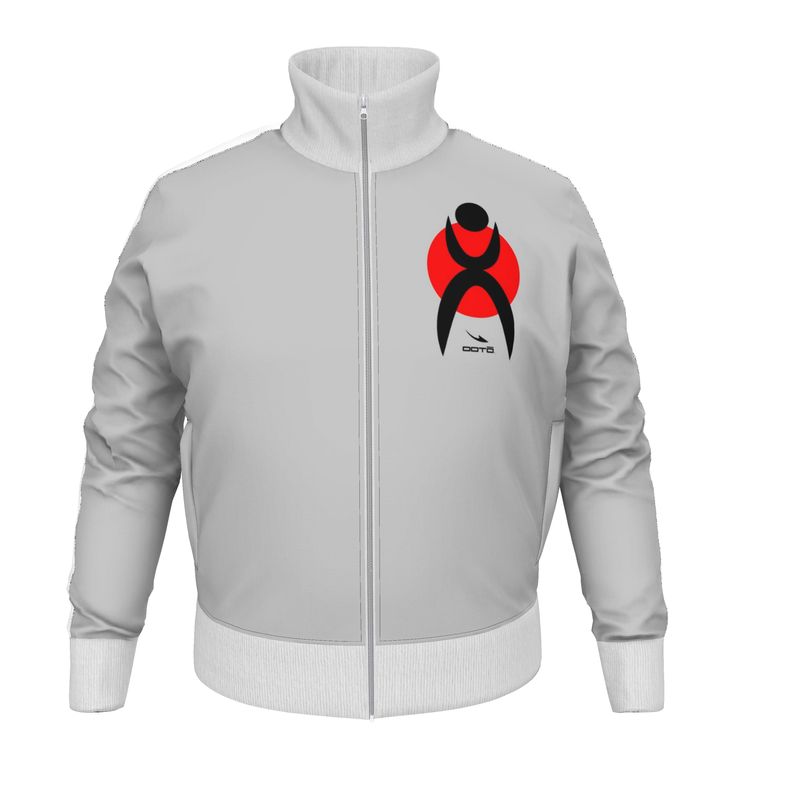 OOTO - GLYPHIC EN BLACK ON RED CIRCLE - running jacket - 1 COLOR -