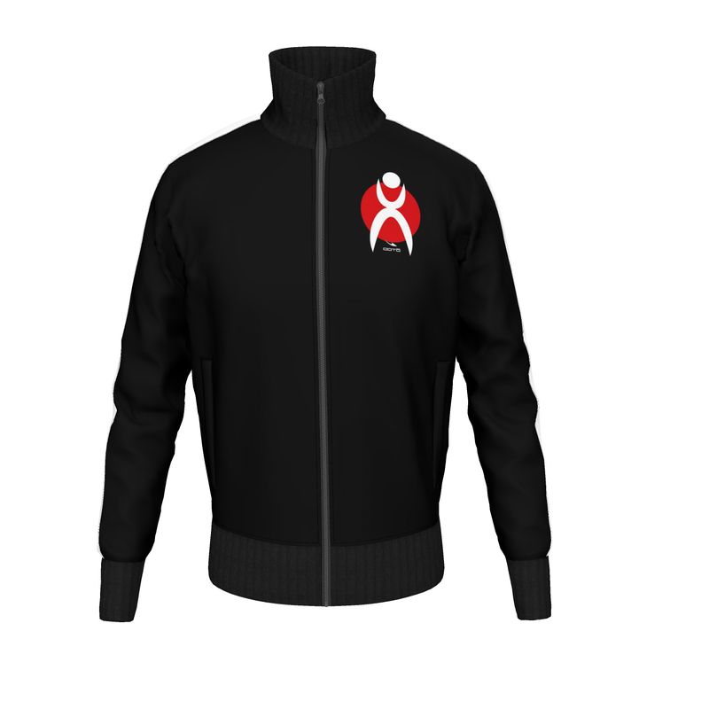 OOTO - GLYPHIC EN WHITE ON RED CIRCLE - running jacket - 1 COLOR -