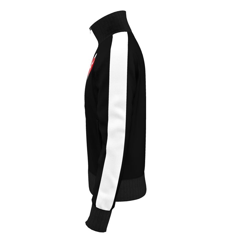 OOTO - GLYPHIC EN WHITE ON RED CIRCLE - running jacket - 1 COLOR -