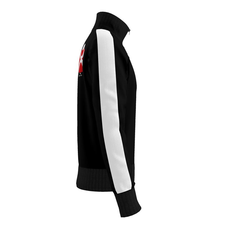 OOTO - GLYPHIC EN WHITE ON RED CIRCLE - running jacket - 1 COLOR -