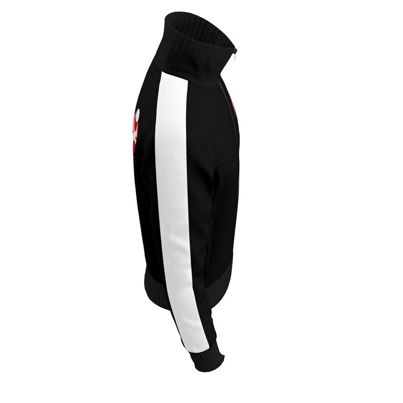 OOTO - GLYPHIC EN WHITE ON RED CIRCLE - running jacket - 1 COLOR -