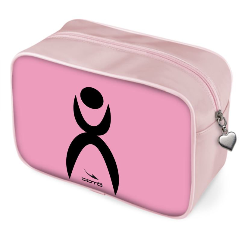 OOTO - GLYPHIC EN BLACK ON PINK - personal bag - make up bag - 1 COLOR -