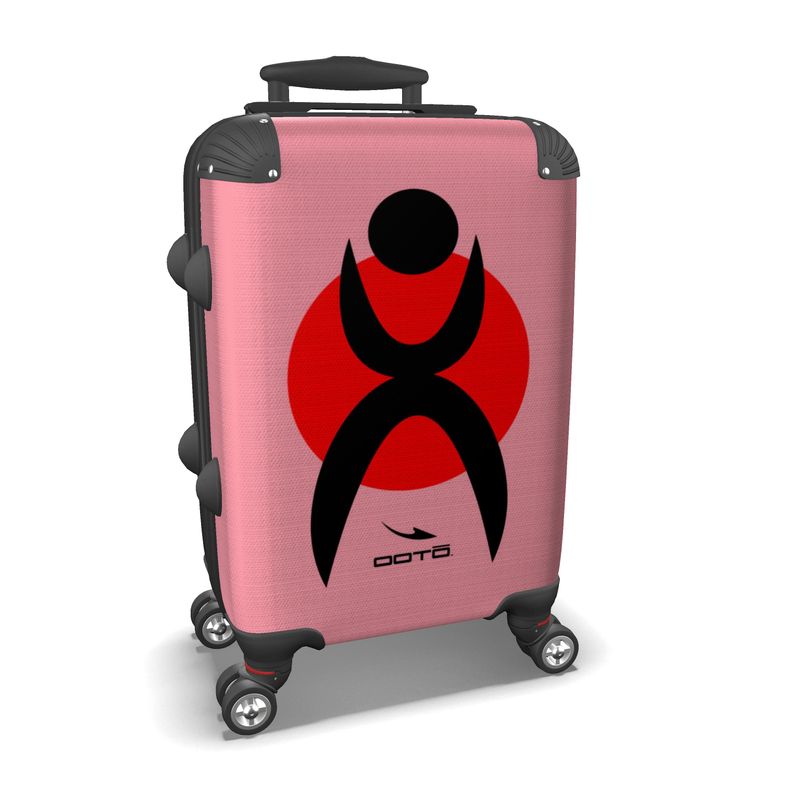 IN CASE OF OOTO - GLYPHIC EN BLACK ON RED CIRCLE - suitcase - 1 COLOR -