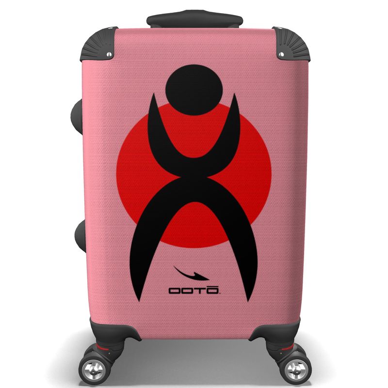 IN CASE OF OOTO - GLYPHIC EN BLACK ON RED CIRCLE - suitcase - 1 COLOR -