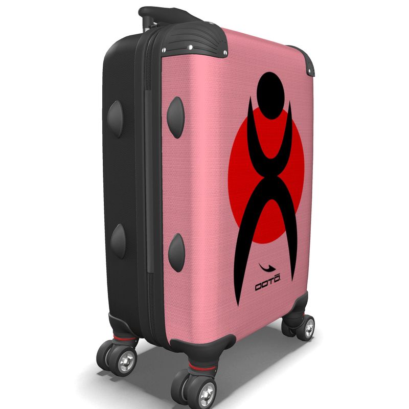 IN CASE OF OOTO - GLYPHIC EN BLACK ON RED CIRCLE - suitcase - 1 COLOR -