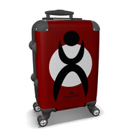 Thumbnail for IN CASE OF OOTO - GLYPHIC EN BLACK ON WHITE CIRCLE - suitcase - another must have! - 1 COLOR -