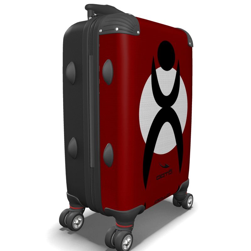 IN CASE OF OOTO - GLYPHIC EN BLACK ON WHITE CIRCLE - suitcase - another must have! - 1 COLOR -