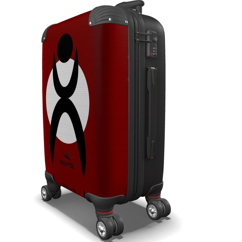 IN CASE OF OOTO - GLYPHIC EN BLACK ON WHITE CIRCLE - suitcase - another must have! - 1 COLOR -