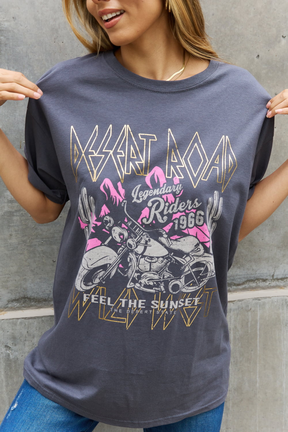 Sweet Claire "Desert Road" Graphic T-Shirt - T - 1 COLOR -