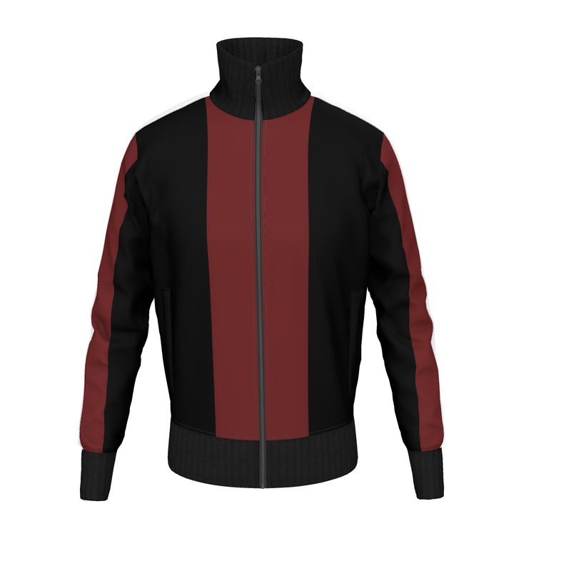 OOTO - DARK RED ON BLACK - running jacket - 1 COLOR -