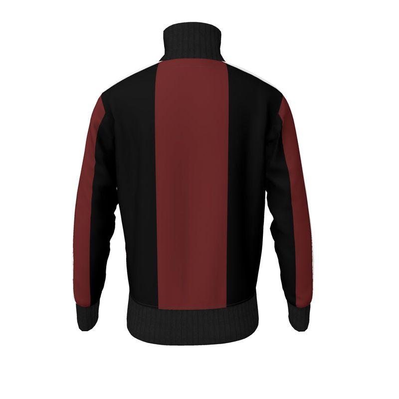 OOTO - DARK RED ON BLACK - running jacket - 1 COLOR -