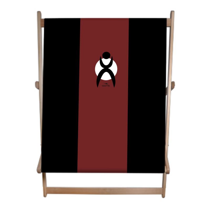 OOTO - double deck chair - dark red on black - 1 COLOR -