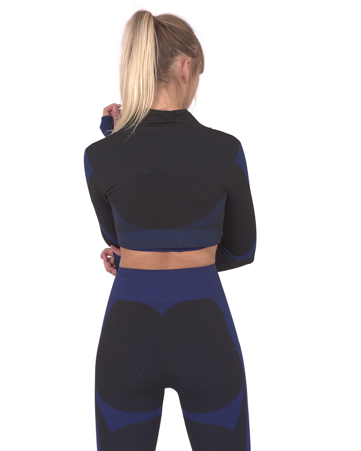 Savoy - Trois Seamless Sports Jacket - Black With Navy - 1 COLOR -