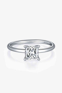 Thumbnail for 1 Carat Moissanite 925 Sterling Silver Solitaire Ring