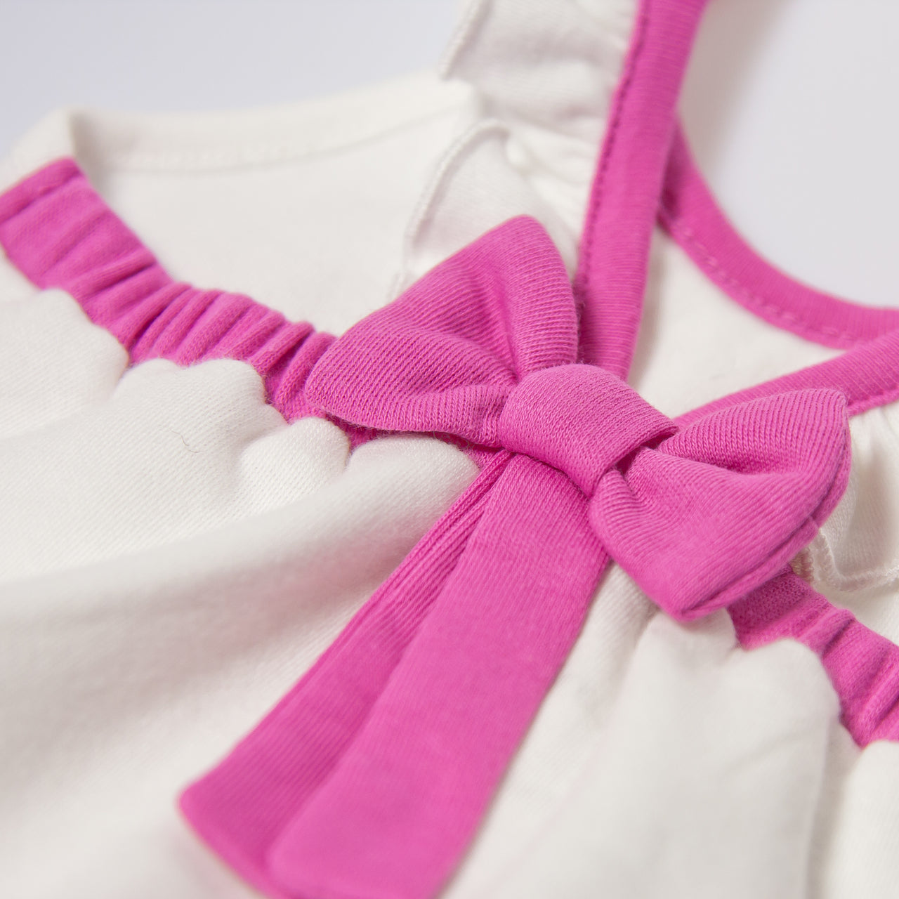 Little Ashkim - Balloon Ribbon & Ruffle Bodysuit - 1 COLOR -