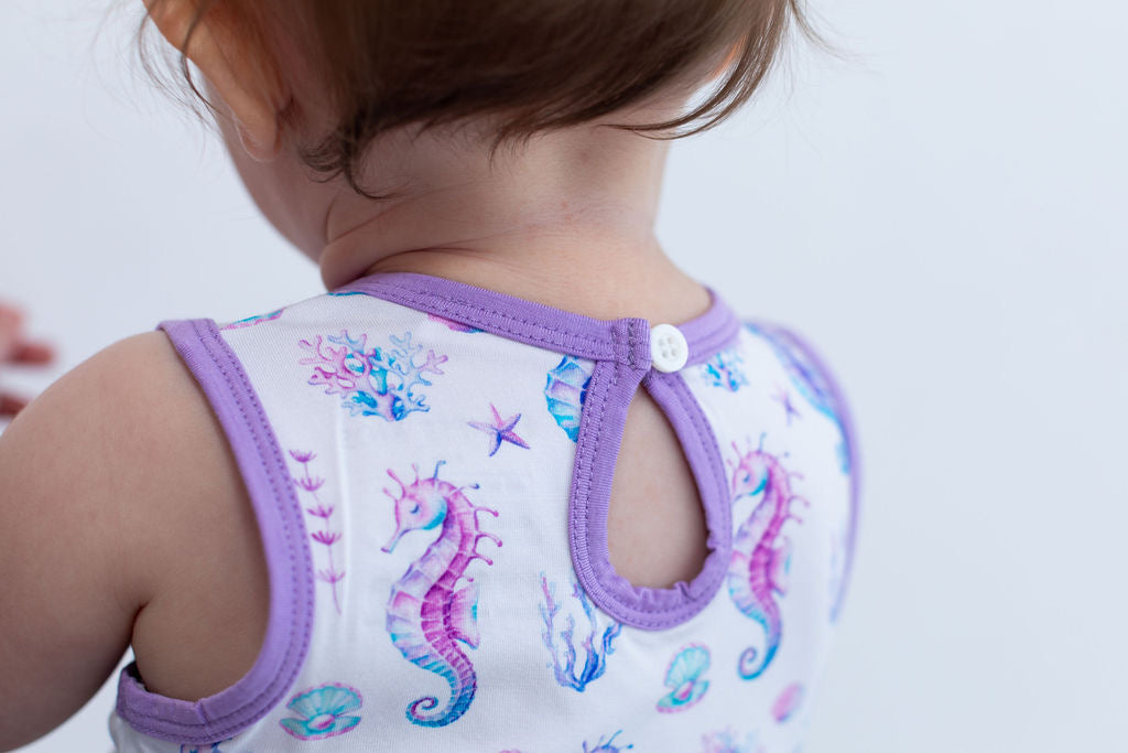 Eclipse Kids - Bubble Romper - Seahorse -