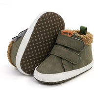 Thumbnail for Fuzzy Velcro Kid Sneakers - T - 4 COLORS -