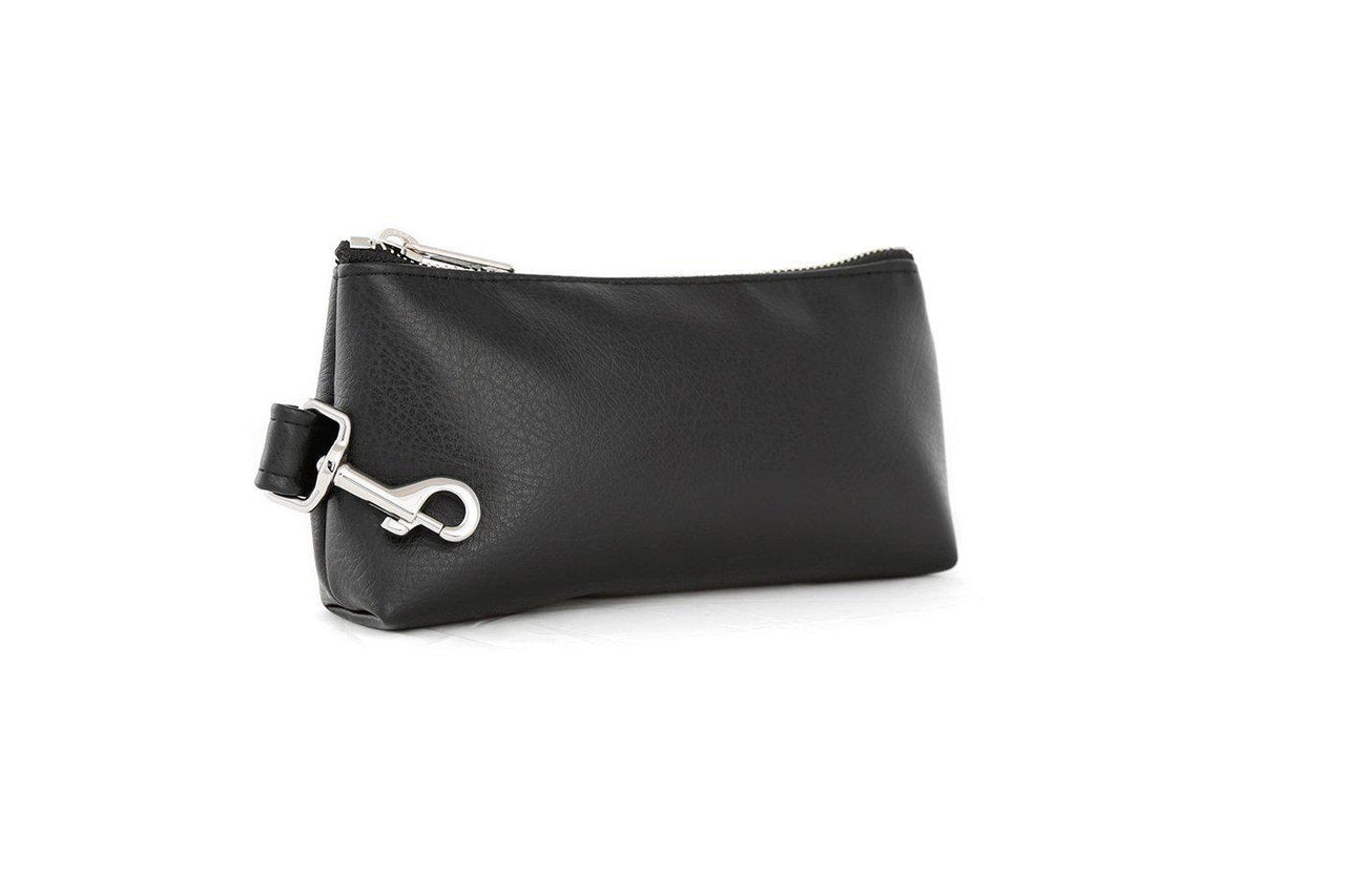 Keyper - Classic Black Vegan Leather 4 PC WRISTLET SET - 2 OPTIONS -