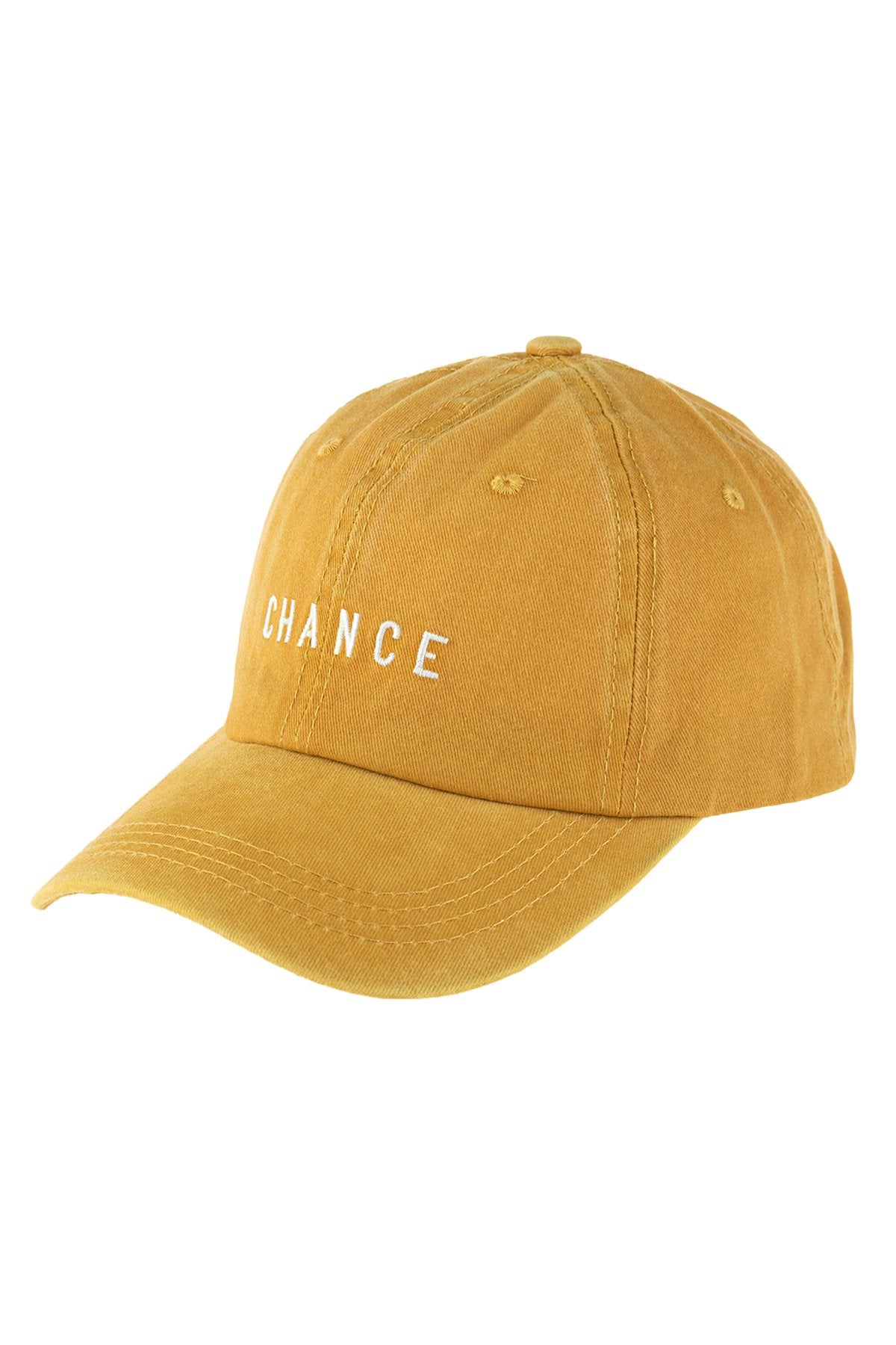 Riah Fashion - "Chance" Embroidered Acid Washed Cap- 5 COLORS