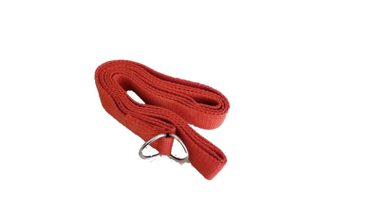 OMSutra Yoga Strap D-Ring (Regular) 6' - Deluxe - 2 COLORS -