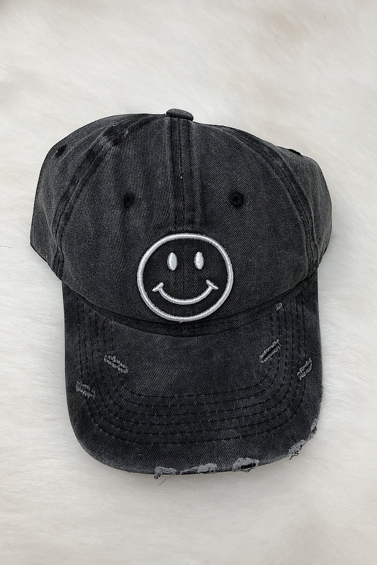 Happy Face Ball Cap - 1 COLOR