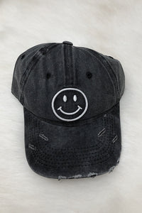 Thumbnail for Happy Face Ball Cap - 1 COLOR