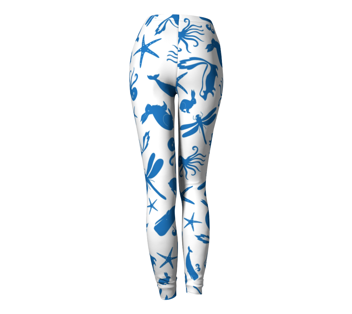 Summer Ties - Multi Creature Leggings - 1 COLOR -