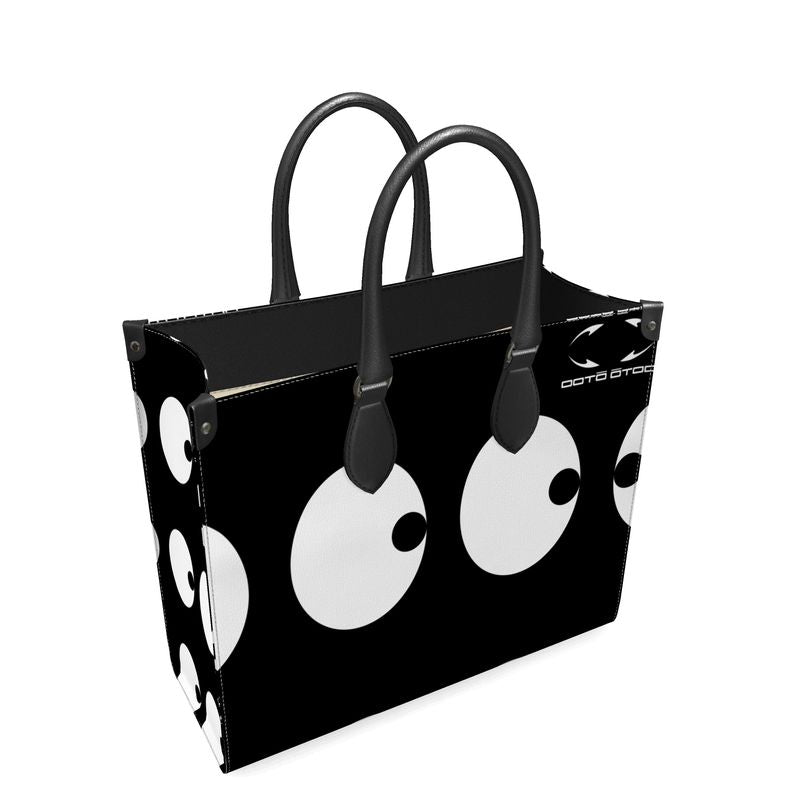 OOTO - EYE SEE - Leather Shopper Bag - 2 SIZES - 1 COLOR -