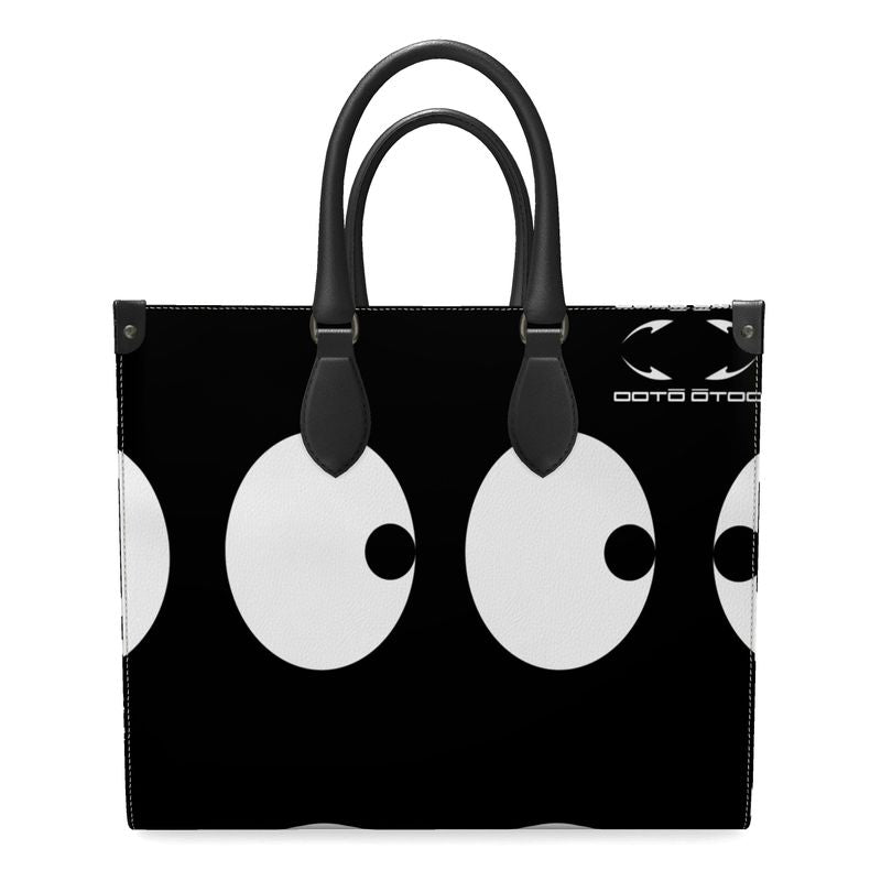 OOTO - EYE SEE - Leather Shopper Bag - 2 SIZES - 1 COLOR -