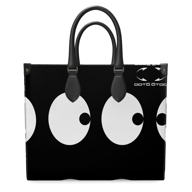 OOTO - EYE SEE - Leather Shopper Bag - 2 SIZES - 1 COLOR -