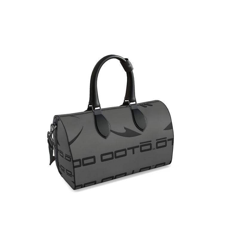 OOTO - Duffle Bag - DASH EN BLACK over gray - Nappa Leather bag - 2 SIZES - 1 COLOR -