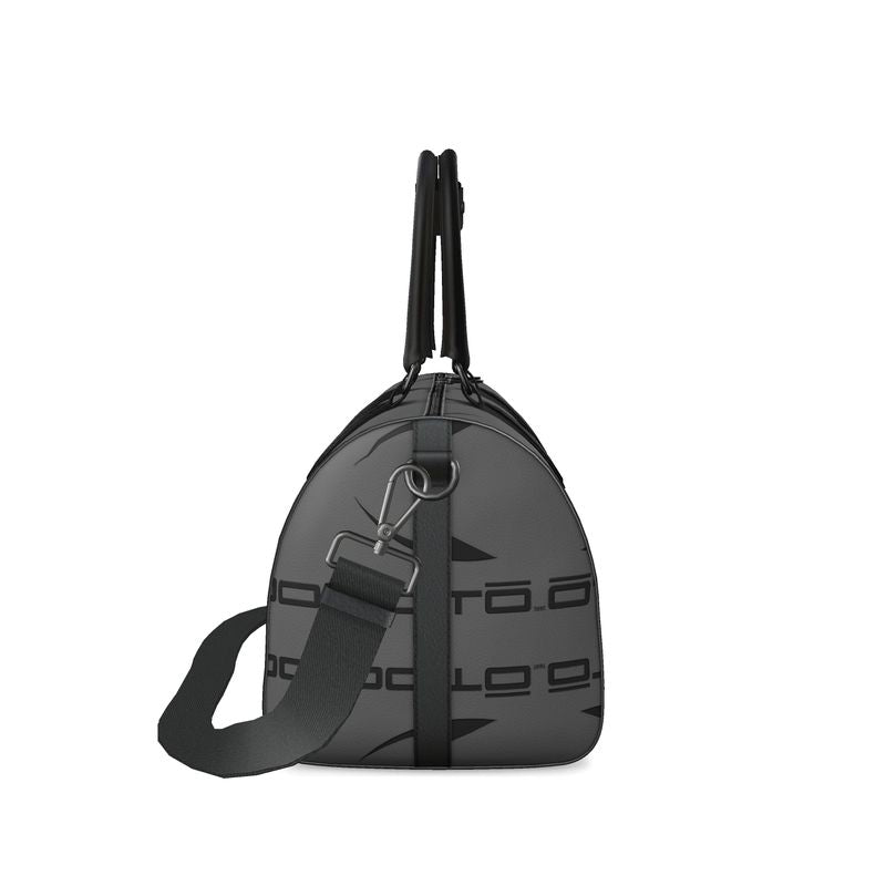 OOTO - Duffle Bag - DASH EN BLACK over gray - Nappa Leather bag - 2 SIZES - 1 COLOR -