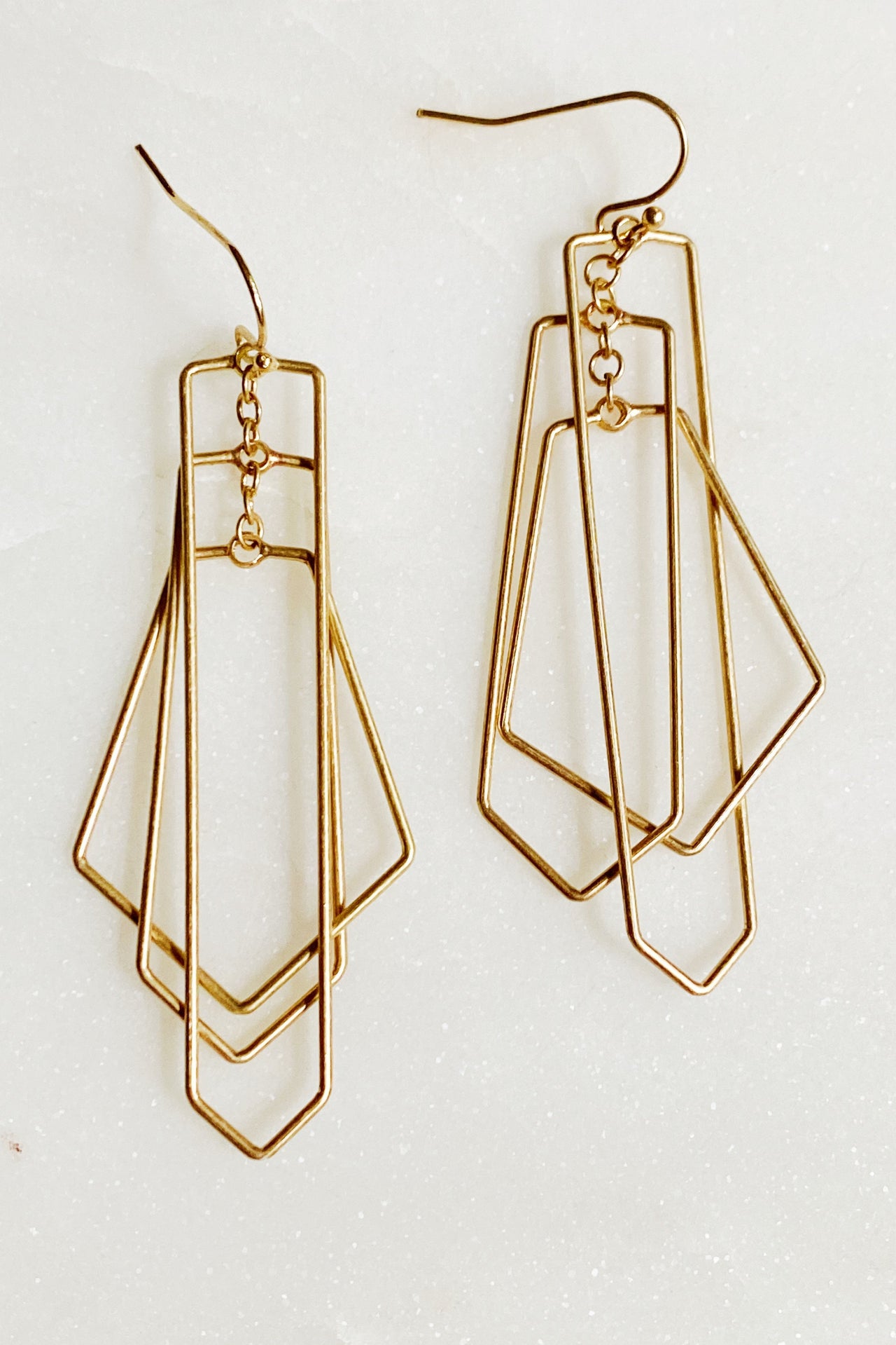 Ellison & Young - Shapes Overlay Earrings -