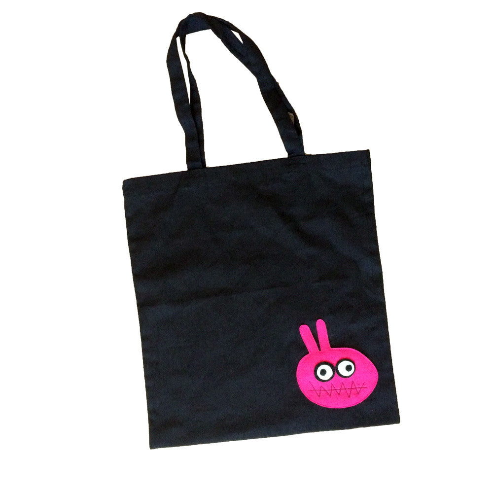 Mi Cielo X Matthew Langille - Bunny Monster Black Tote Bag -