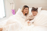 Thumbnail for Newcastle - Pristine White Oversized King Luxury Bamboo Muslin Bed Blanket -