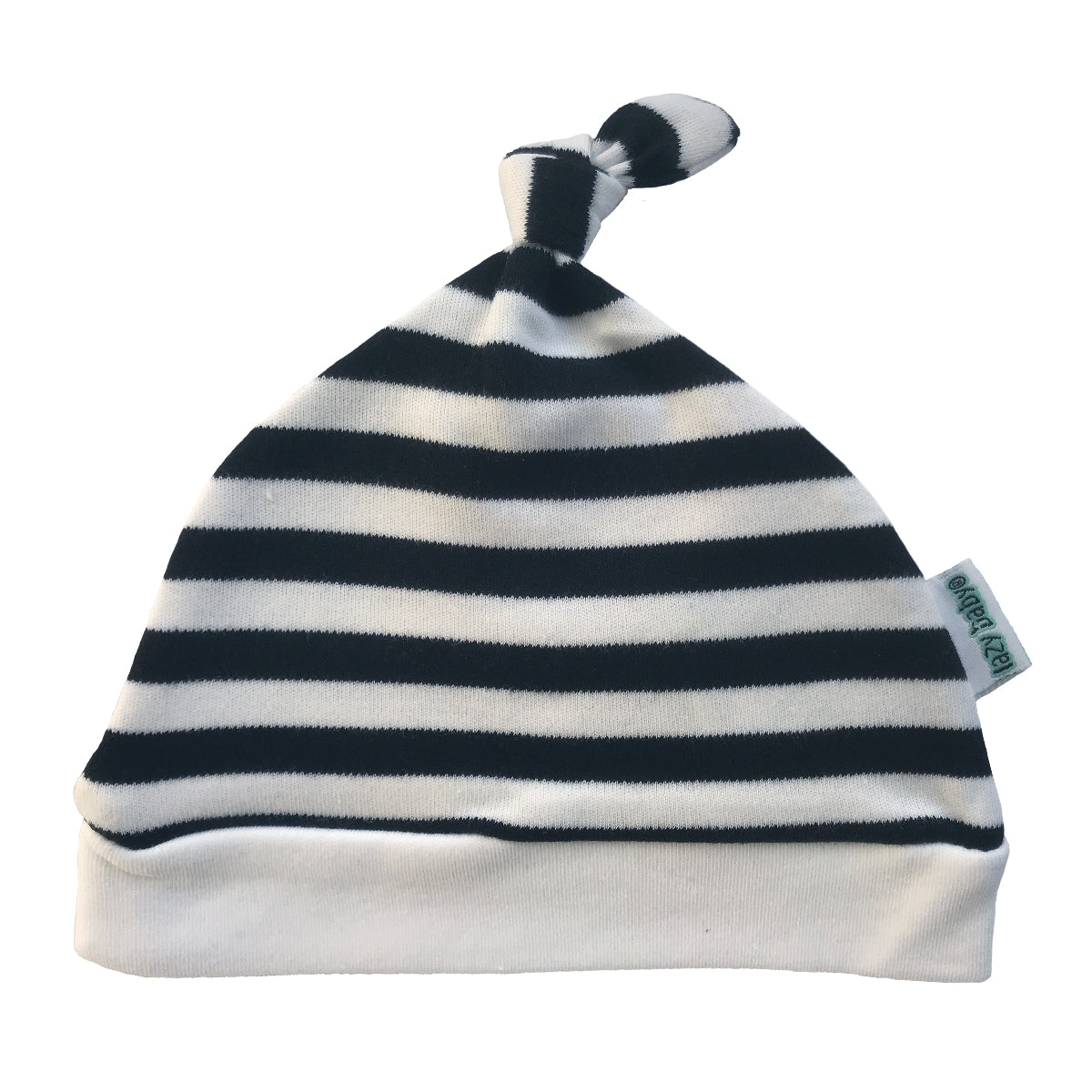 Lazy Baby Hat Black / White -